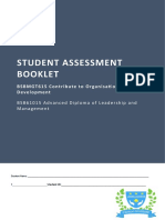 BSBMGT615 Student Assessment Booklet v3.1