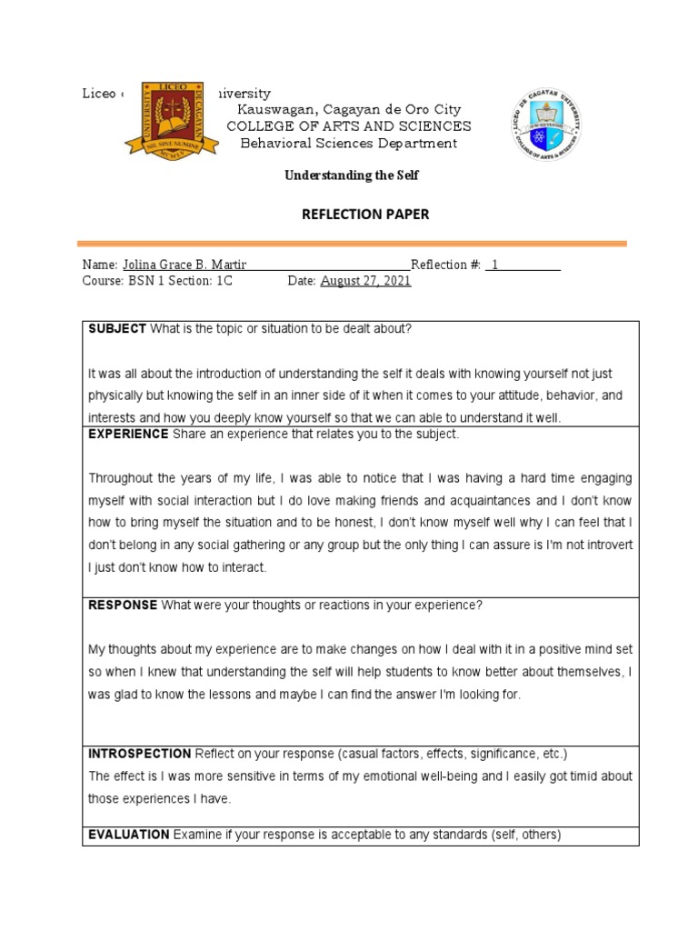Self-Discovery for Nursing Students | PDF