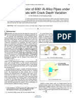 Fracture Behavior of 6061 Al Alloy Pipes