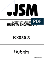 Kubota V Manual KX080 3
