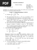 Mathematics II - Bcis