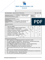 Installing Cladding Risk Assessment