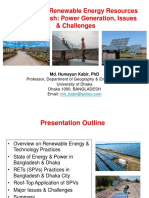 Energy and Renewable Energy in Bangladesh