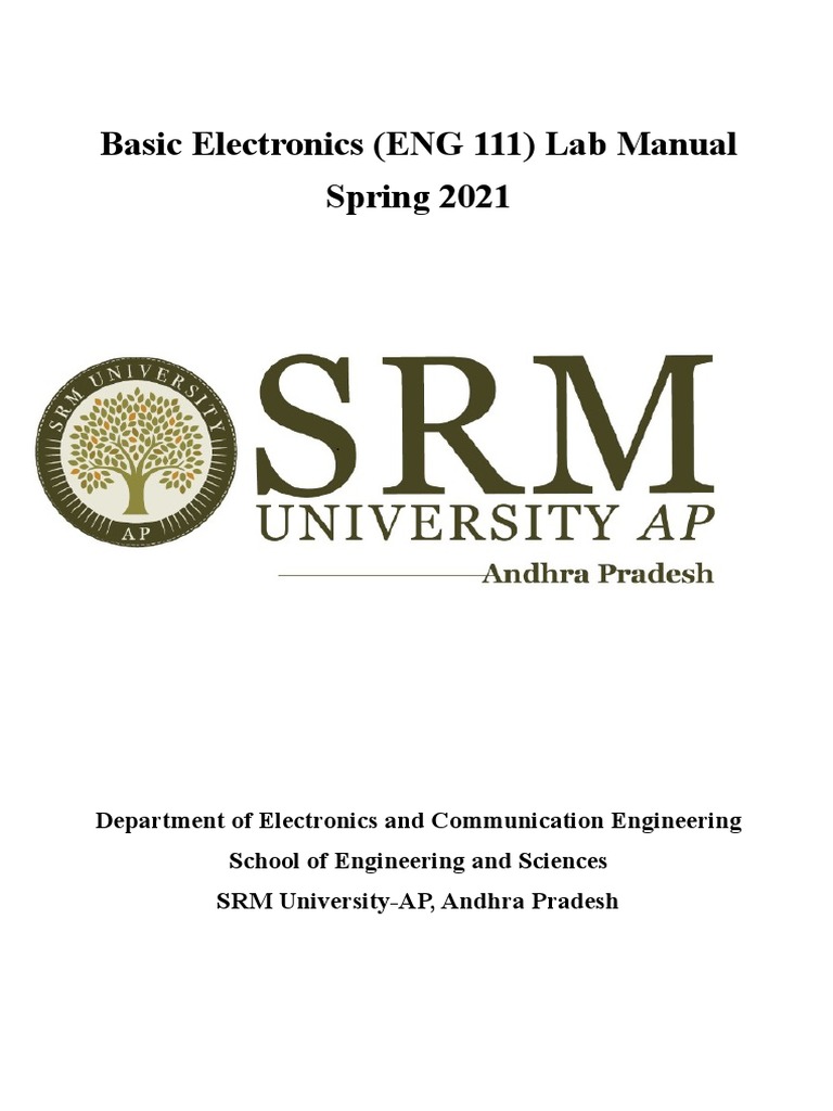 Basic Electronics Lab Manual - 2020-21 | PDF | Rectifier | Low Pass Filter