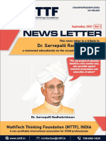 News Letter: Dr. Sarvepalli Radhakrishnan