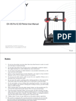 Creality CR 10S Pro V2 3D Printer User Manual Optimized