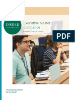 Executive Master in Finance: Preparing Financial Leaders
