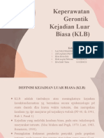 Keperawatan Gerontik KLB