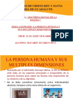 Presentación DSI (La Persona Humana y Sus Múltiples Dimensiones)