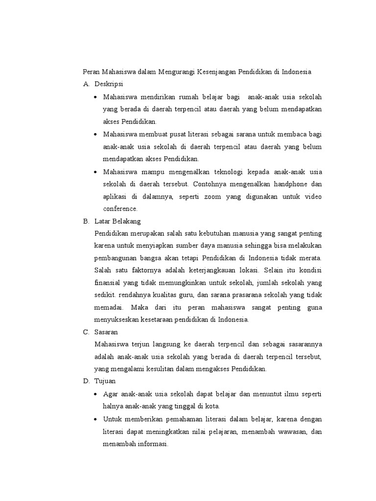 Peran pendidikan dalam mengurangi kemiskinan masyarakat