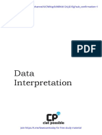 Data Interpretation Clat Possible