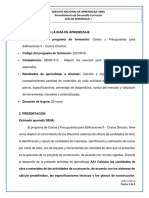 SENA guía aprendizaje cálculo cantidades obras