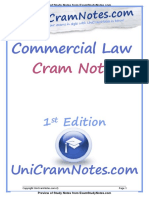 Commercial Law Notes Sample New