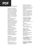 Hydrometeorological Hazards: DRRR Reviewer