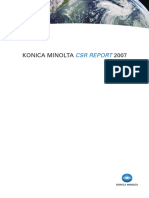 Konica Minolta 2007: CSR Report