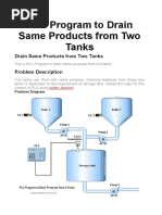 Analogue Two Tanks Different Hight Level Control