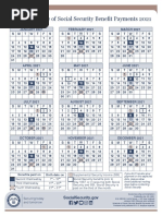 Schedule of Social Security Benefit Payments 2021: Socialsecurity - Gov