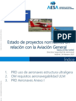 Estado de Proyectos Normativos en Relación Con La Aviación General