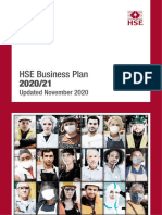 HSE Business Plan: Updated November 2020