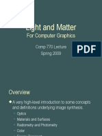 Light and Matter: For Computer Graphics