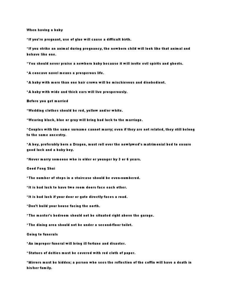 Chinese Superstition PDF