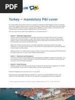 Turkish P&I regulations