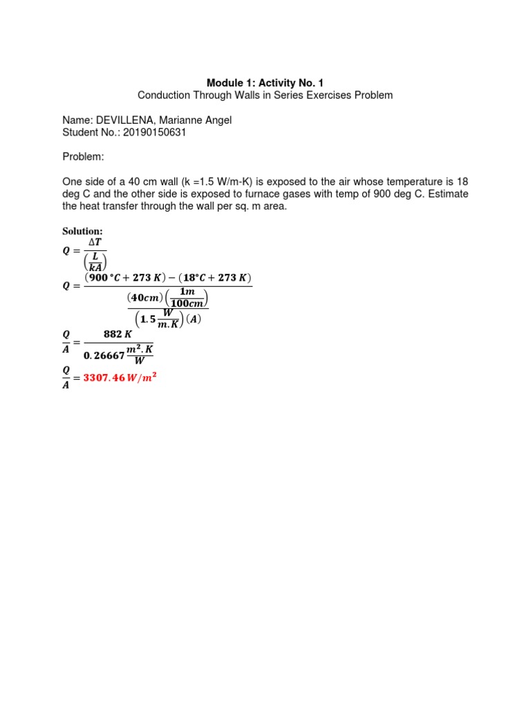 Lesson 1 Exercises Problem 1 | PDF