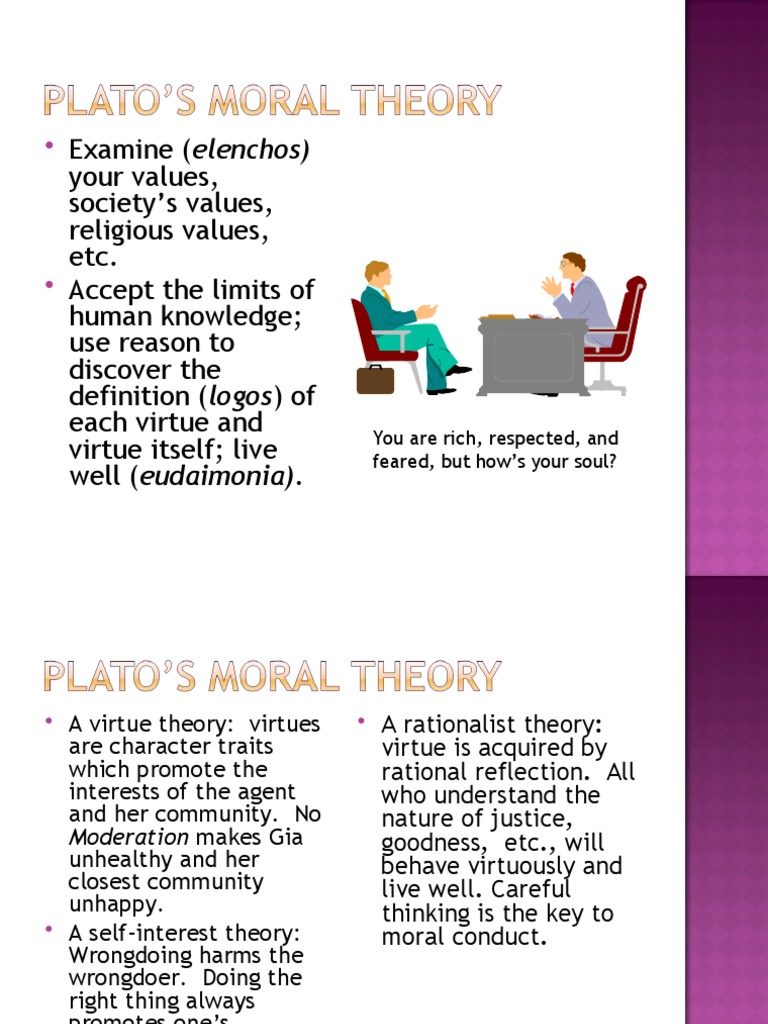 Plato's Moral Theory PDF Virtue Truth