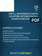 Lesson+1 An+introduction+to+philippine+historiography Sources+and+discourses