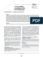 The Importance of Providing Palliative Care For Patients With Severe COVID-19 in Indonesia