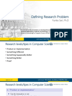 Course Material - Defining Research Problem