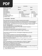 Farana Checklist | PDF | Crane (Machine) | Truck