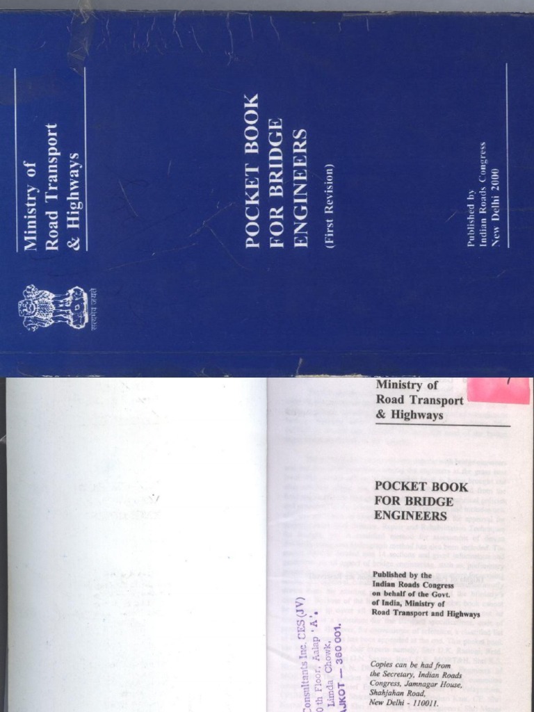 248 MORT&H Pocket Book For Bridge Engineers2000 PDF