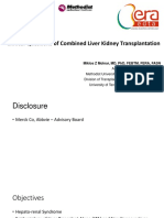 Clinical Questions of Combined Liver Kidney Transplantation