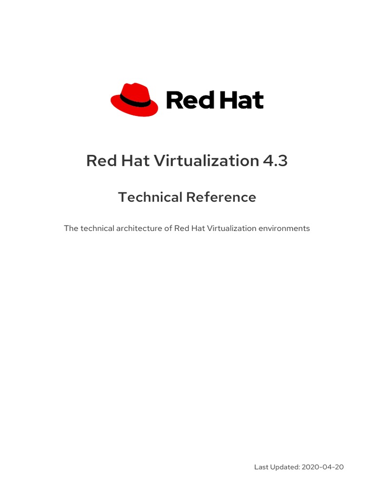 Red Hat Virtualization 4.3 Technical Reference en US | PDF ...