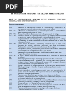 romantisme 6 représentants