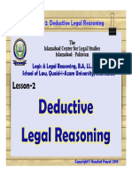 Lesson-2 Deductive Legal Reseasoning