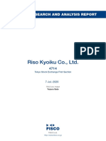 Riso Kyoiku Co., LTD.: Company Research and Analysis Report