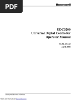 UDC3200 Universal Digital Controller Operator Manual: 51-52-25-143 April 2008