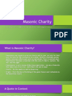 Masonic Charity
