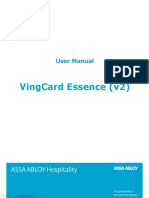 Vingcard Essence (V2) : User Manual