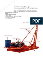 CK2200 pile driver punching depth 80mm