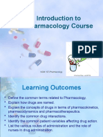 Introduction To Pharmacology