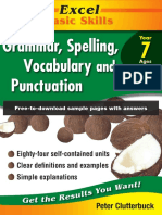 Grammar Spelling Vocabulary and Punctuation Year 7 - Online - Resource - 2020