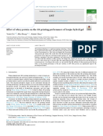 Effect of Whey Protein On The 3D Printing Performance of Konjac Hybrid Gel