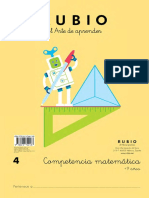 4 Competencia Matematica Cuadernos Rubio 4 Primaria