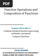 Function Operations and Composition of Functions 