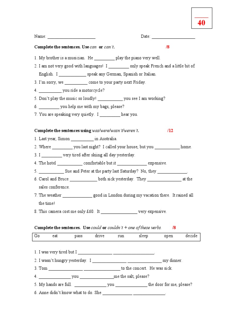 English Grammar Practice Worksheet | PDF | Language Arts & Discipline | Art