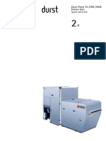Durst Theta 76 /76N /76HS Printer Unit Spare Parts List