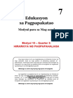 Edukasyon Sa Pagpapakatao: Modyul para Sa Mag-Aara